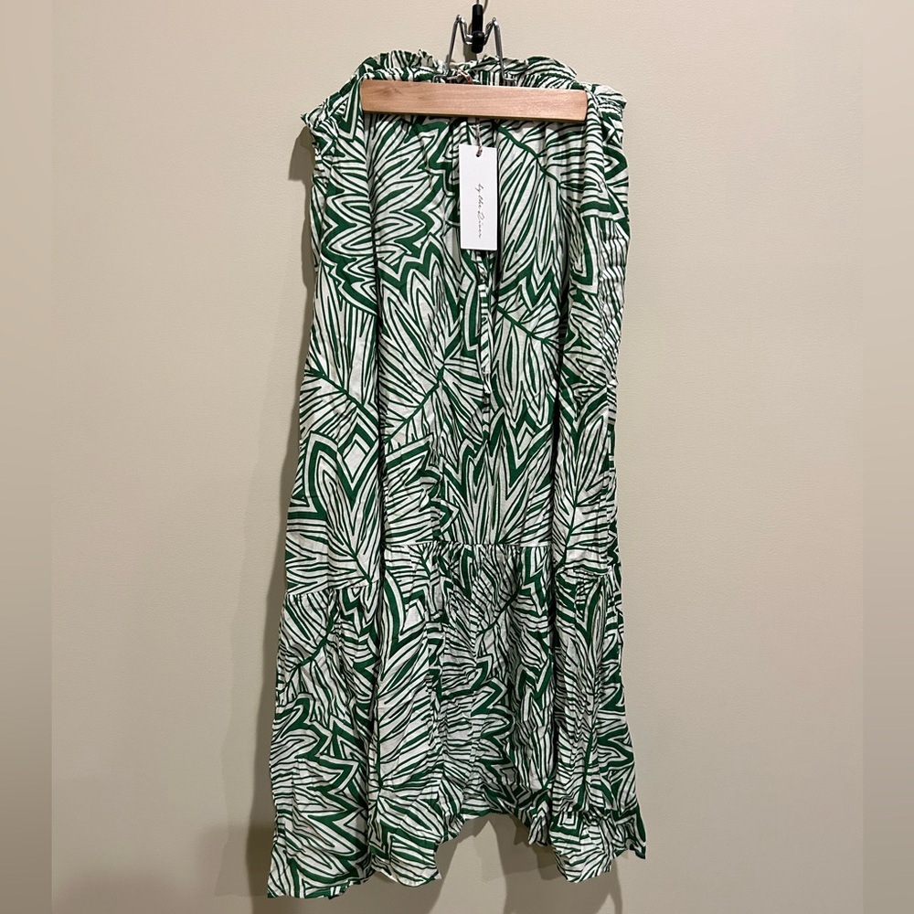 Green Patterned Women's Skirt